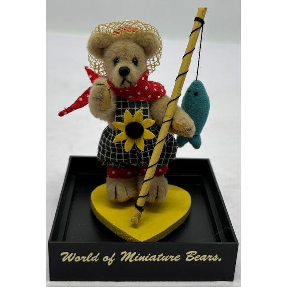 World of Miniature Bears Becky Wheeler David #644 COA LE - Picture 1 of 6